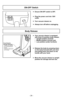 Page 24- 24 -
ON-OFF Switch
➢Ensure ON-OFF switch is OFF.
➢ Plug the power cord into 120V
outlet.
➢ Turn vacuum cleaner on.
➢ Always turn off before unplugging.
OFF   ON
ONOFF
Foot Pad for
Handle Release
Pédale de réglage
de l’inclinaison du
boîtier
Pedal de liberación
del mango
Body Release
➢ Your vacuum cleaner is equipped 
with three (3) position body release;
• Upright position (locked)
• Middle position (normal use)
• Low position (under furniture)
➢ Release the body by pressing down
on the body foot pad...