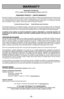 Page 56- 56 -
WARRANTY
Panasonic Canada Inc.
5770, Ambler Drive, Mississauga (Ontario) L4W 2T3
PANASONIC PRODUCT - LIMITED WARRANTY
Panasonic Canada Inc. warrants this product to be free from defects in material and workmanship under normal use and
for a period as stated below from the date of original purchase agrees to, at its option either (a) repair your product with
new or refurbished parts, (b) replace it with a new or a refurbished equivalent value product\
, or (c) refund your purchase
price. The...