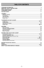 Page 2- 2 -
CONSUMER INFORMATION........................................................................\
...................................... 4
IMPORTANT SAFETY INSTRUCTIONS ........................................................................\
...................... 7
PARTS IDENTIFICATION ........................................................................\
............................................ 10
CONSUMABLE PARTS ........................................................................\...