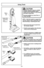 Page 26Using Tools
WandTubeTubo
Crevice Tool Suceur plat
Herramienta
para
hendiduras
NOTE:  Hold the handle to support the
vacuum cleaner when using tools and
disconnecting or attaching the hose.
➢ Disconnect the hose & wand from
the vacuum cleaner.
➢ Pull the wand gently in the direction
of the arrow to disconnect.
➢ It may be necessary to slightly twist
the hose handle to loosen from the
nozzle hose.
➢ Attach crevice tool or dusting brush
as needed.
➢ Air turbine, crevice tool and dusting
brush can attach to...