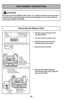 Page 40–Ó 40 –Ó
REPLACEMENT INSTRUCTIONS
Removing the Bottom Plate
Latch
Loquet
SujetadorM o u n t i n g s c r e w
Vi s d e m o n t a g e
To r n i l l o s u j e t a d o r
B o t t o m p l a t e
P l a q u e i n f é r i e u r e
P l a t e i n f e r i o rLatch
Loquet
Sujetador
Screws
Vis
To r n i l l o s
P u l l h e r e
Ti r e r i c i
J a l e a q u í
PULL
Press in clips
Presser les agrafes
Presionar las lenguetas
B o t t o m p l a t e
P l a q u e i n f é r i e u r e
P l a t e i n f e r i o r
Set the vacuum cleaner...