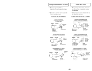 Page 53TELESCOPING WAND:➢
➢ Remove the telescopic wand from
its storage position.
➢ ➢ Remove the crevice tool from its
storage position in the wand. 
➢ ➢ Turn the locking ring to the
UNLOCK position. 
➢ ➢ Extend the wand to its full length. 
➢
➢ Turn the locking ring to the LOCK
position. 
➢ ➢ Attach the extension wand onto the
open end of the hose.
➢ ➢ Align the tabs on the extension
wand with the “J” slots in the hose
(as illustrated above right). 
➢ ➢ Push the wand into the hose and
twist to the right to...