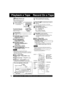 Page 1212For assistance, please call : 1-800-211-PANA(7262) or send e-mail to : consumerproducts@panasonic.com12
VIDEO INPOWER VOL CHSTOP/EJECT REW/
PLAY/REPEATFF/ REC TIMER/FMACTIONR E C ON TIMERPROG TIMERAUDIO IN
  Record On a Tape   Playback a Tape
1
Insert a cassette.  The unit power comes 
on automatically.
Press PLAY*.  Playback begins if cassette has no record 
tab.2
To prevent tape jam,
Record tab
■  Stop 
➞ Press STOP
■  Rewind tape 
➞ Press REW in Stop 
mode
■  Fast forward tape 
➞
 Press FF in Stop...