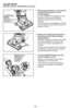 Page 18➢When vacuuming floors, verify that the
FLOOR/TOOLS selector is in the
FLOOR position.
Lors de l'utilisation de l'aspirateur sur les
planchers, vérifier que le sélecteur
plancher/accessoires est en position
plancher.
Al limpiar pisos con la aspiradora, verifique
que el selector FLOOR/TOOLS está en la
posición FLOOR.
➢Release the handle by placing foot on
the nozzle and pull back to change
handle position.
Relâcher la poignée en plaçant votre pied
sur la tête d'aspiration et en tirant vers...