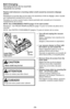 Page 39- 39 -➢ Remove three (3) screws from the
lower plate.
     Retirer les trois vis de la plaque
inférieure de la tête d’aspiration.
     Quitar tres (3) tornillos del plato
inferior.
➢ Release lower plate by pressing the
latch.  Lift off lower plate.
     Libérer la plaque inférieure en
appuyant  sur le taquet. Soulever la
plaque inférieure.
     Para liberar la base inferior, persione
el pestillio. Levante el plato inferior. ➢ Turn off and unplug the vacuum
cleaner.
     Mettre l’aspirateur hors marche et...