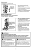 Page 14- 14 -➢Insert the crevice tool into the
holder on the back of the vacuum
cleaner as shown.
Insérer le suceur plat dans le support
à l'arrière de l'aspirateur tel qu'illustré.
Inserte la herramienta para
hendiduras en el contenedor de atrás
de la aspiradora como se muestra.
Attachments
Accessoires / Herramientas
➢Make sure that upper cord hook is
in upright position as shown.
S'assurer que le crochet supérieur de
rangement du cordon est en position
verticale tel qu'illustré.
Ase gú re...