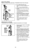 Page 22- 22 -
Above Floor Mode
Mode au-dessus des planchers /Modalidad àreas fuera del piso
➊Press WAND RELEASE button.
Appuyer sur le bouton de dégagement de
tube.
Pulse el botón de WAND RELEASE. 
➋Pull up to release wand for above floor
cleaning.
Tirer vers le haut pour libérer le tube pour
le nettoyage au-dessus des planchers.
Tire para liberar la extensión por encima
de limpieza del piso.
➢Slide attachment collar over open end
of wand.  Use attachments as needed. 
Glisser le col de fixation sur...