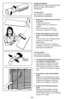 Page 26- 26 -
To clean blinds
Pour nettoyer les stores :
Para limpiar las persianas:
➢The brush of the fan/blind brush can
be rotated for cleaning blinds.
La brosse pour ventilateur/store peut
être pivotée pour nettoyer les stores.
Para limpiar las persianas el cepillo
para ventilador y persianas se puede
girar.
➢Press tabs on side of the fan/blind
brush.
Appuyer sur les languettes de chaque
côté de la brosse pour ventilateur/store.
Presione las lengüetas al lado del
cepillo para ventilador y persianas.
➢Rotate...