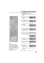 Page 3939
To change the parental level
1Press DVD to select DVD mode.
Press SETUP in the stop mode or No Disc.
Press 
 or  to select “Parental”, then press  or
ENTER.
2Press  or  to select
“Password”, then press 
or ENTER.
3Press number buttons (0–
9) to enter the password
you have stored.
• If you input a wrong number, press CANCEL.
4Press ENTER.
The password is now Off.
5Press  or  to select
“Parental Level”. Then
press 
 or ENTER. The
Parental Level screen is
displayed.
6Press  or  to select a
level from Off...