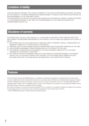 Page 22
Limitation of liability
Disclaimer of warranty
THIS PUBLICATION IS PROVIDED "AS IS" WITHOUT WARRANTY OF ANY KIND, EITHER EXPRESS OR IMPLIED, INCLUDING 
BUT NOT LIMITED TO, THE IMPLIED WARRANTIES OF MERCHANTABILITY, FITNESS FOR ANY PARTICULAR PURPOSE, OR 
NON-INFRINGEMENT OF THE THIRD PARTY’S RIGHT.
THIS PUBLICATION COULD INCLUDE TECHNICAL INACCURACIES OR TYPOGRAPHICAL ERRORS. CHANG\
ES ARE ADDED 
TO THE INFORMATION HEREIN, AT ANY TIME, FOR THE IMPROVEMENTS OF THIS PUBLICATION AND/OR THE...