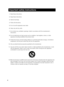 Page 44
Important safety instructions
 1)  Read these instructions.
  2)  Keep these instructions.
  3)  Heed all warnings.
  4)  Follow all instructions.
  5)  Do not use this apparatus near water.
  6)  Clean only with dry cloth.
  7)  Do not block any ventilation openings. Install in accordance with the manufacturer's 
instructions.
  8)  Do not install near any heat sources such as radiators, heat registers, stoves, or other 
apparatus (including amplifiers) that produce heat.
  9)  Protect the power...