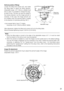 Page 3131
Vertical position (Tilting)
Loosen the tilting lock screws (x2), and rotate 
the tilting table to adjust the tilting direction. 
(Adjustable range: ±75 °) Since a variable focal 
lens is used, it is possible to change the angu-
lar field of view. This lens can also be rotated in 
the reverse direction, but the image azimuth is 
reversed. In this case, the image azimuth can 
be modified when the panning table is rotated 
to the direction of clockwise panning (180 °). 

Horizontal: 24.20° (TELE) to...