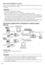 Page 2828
When using PoE (IEEE802.3af compliant)
Connect a LAN cable (category 5 or better, straight, STP*) between a PoE device (such as a hub) 
and the network connector of the camera. 
* For Europe.
IMPORTANT:
  •  Use all 4 pairs (8 pins) of the LAN cable.
  •  The maximum cable length is 100 m {328 feet}.
  •  Make sure that the PoE device in use is compliant with IEEE802.3af standard.
  •  When connecting both the 12 V DC power supply and the PoE device for power supply, 12 V 
DC will be used for power...