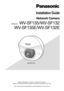 Page 1Before attempting to connect or operate this product,  
please read these instructions carefully and save this manual for future use.
The model number is abbreviated in some descriptions in this manual.
Installation Guide
Network Camera
Model No. WV-SF135/WV-SF132
WV-SF135E/WV-SF132E
WV-SF135 