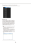 Page 484849
Pop-up menus over the icons in the device tree
When right-clicking on the camera icon, the pop-up menu will be displaye\
d.
n Browser start
Start the web browser to display the top page of a 
desired device. When the camera icon connected to 
the recorder is selected, the device to be displayed 
differ according to the method of video acquisition.
When the images are displayed through the recorder, 
the top page of the recorder is displayed. When the 
images are displayed through the camera, the top...