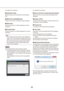 Page 656465
The details are as follows.
n Destination folder
Specify a folder as the destination of downloaded 
files.
n [Make New Folder(M)] button
Create a new folder in the folder currently selected.
n [OK] button
Close the window for a folder designation do start 
download.
n [Cancel] button
Close the window for a folder designation do cancel 
download.
Note: The overwrite warning window will be displayed 
•	
when a file of the same name already exists in the 
folder. If you do not wish to overwrite the...