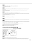 Page 1515
Step 1
Set “WHITE BAL” to “ATW1”, “ATW2” or “AWC” and press the [SET] button. 
→  The fine adjustment screen appears. 
Step 2
Move the cursor to “R” and “B” and press the [LEFT] or [RIGHT] button to fine adjust the level for each. “R” stands for red and “B” 
stands for blue. 
When	the	level	indicator	moves	in	the	“+”	direction,	the	color	becomes	deeper,	and	when	the	level	indicator	moves	in	the	“–”	
direction, the color becomes lighter.
Step 3
Move the cursor to “AREA” and press the [SET] button to...