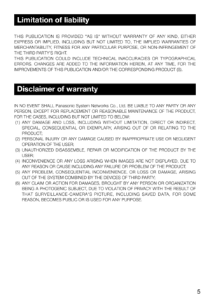 Page 55
Limitation of liability
THIS  PUBLICATION  IS  PROVIDED  "AS  IS"  WITHOUT  WARRANTY  OF  ANY  KIND,  EITHER 
EXPRESS  OR  IMPLIED,  INCLUDING  BUT  NOT  LIMITED  TO,  THE  IMPLIED  WARRANTIES  OF 
MERCHANTABILITY,  FITNESS  FOR  ANY  PARTICULAR  PURPOSE,  OR  NON-INFRINGEMENT  OF 
THE THIRD PARTY'S RIGHT.
THIS  PUBLICATION  COULD  INCLUDE  TECHNICAL  INACCURACIES  OR  TYPOGRAPHICAL 
ERRORS.  CHANGES  ARE  ADDED  TO  THE  INFORMATION  HEREIN,  AT  ANY  TIME,  FOR  THE 
IMPROVEMENTS OF THIS...