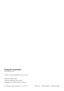 Page 32Panasonic Corporationhttp://panasonic.net
Importer's name and address to follow EU rules:
Panasonic Testing Centre
Panasonic Marketing Europe GmbH
Winsbergring 15, 22525 Hamburg, Germany
© Panasonic System Networks Co., Ltd. 2013                       
sL0313-0    PGQX1305ZA    Printed in China 