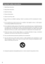 Page 44
Important safety instructions
 1)  Read these instructions.
  2)  Keep these instructions.
  3)  Heed all warnings.
  4)  Follow all instructions.
  5)  Clean only with dry cloth.
  6)  Do  not  block  any  ventilation  openings.  Install  in  accordance  with  the  manufacturer's  instruc-
tions.
  7)  Do not install near any heat sources such as radiators, heat registers, stoves, or other appara-
tus (including amplifiers) that produce heat.
  8)  Do not defeat the safety purpose of the polarized...