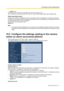 Page 101•Default:  8181
The following port numbers are unavailable since they are already in use.
20, 21, 23, 25, 42, 53, 67, 68, 69, 80, 110, 123, 161, 162, 443, 554, 995, 10669, 10670, 59000-61000
[Alarm deactivation time]
Configure the duration that detections won't be made after an alarm is detected. For example, by using this
function you can prevent E- mail from being sent too often when E -mail notifications are configured to be sent
to cellular phones when an alarm is detected.
5s/ 10s/ 30s/ 1min/...