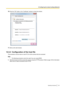 Page 15510.Click the “OK” button in the “Certificate” window to close the window.
11.Start up the web browser.
12.4.2  Configuration of the host file This procedure must be done on each PC for all the camera that are accessed.
Note•The following procedure cannot be used if you are using DDNS.
1. Start the browser and then access the camera using the HTTPS protocol. Refer to page  145 for information
about how to make connections with HTTPS.
Operating Instructions155
12 Configuring the network settings [Network]   