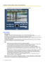 Page 86•Reconfigure the privacy zone if the way the camera is fixed is changed.
Zone setting
[Zone select]
Click [
] of “Zone No” and select a zone number (1-8 or 1-32) from the pull-down menu.
An asterisk (*) next to the zone number indicates that the privacy zone has already been set for the number.
The privacy zone will be set when an area is designated by dragging the mouse.
Click the [Set ] button after determining the position of the camera. In this case, a slightly wider area than was
specified will be...