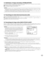 Page 103103
14. Stabilisateur dimage automatique (STABILISATEUR)
Cette fonction compense électroniquement une image de caméra vidéo instable issue dun mouvement du pôle dinstallation
ou de la platine de fixation. Le réglage implicite dusine est fait sur OFF.
OUI:Compense automatiquement une instabilité dimage.
OFF:Le stabilisateur dimage ne sera fonctionnel.
Important:•Une fois paramétré sur OUI, certains pixels effectifs sur le bord de lanalyseur dimage CCD sont utilisés par la fonction
de stabilisation. Cela...