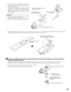 Page 127127
⁄0Cuando se emplea la rosca para trípode (accesoria) (cuando se emplea una ménsula de mon-
taje de la cámara distinta).
1. Extraiga los 4 tornillos de fijación del cabezal del trípode del cuerpo de la cámara y extraiga el cabezal del trípode.
Desmonte el cabezal del trípode y tire del cable de salida de vídeo y el cable de alimentación para que salgan.
2. Monte la rosca para el trípode (accesoria) con los 4 tornillos
de montaje de la rosca para el trípode (accesorios).
Tornillo de montaje del...