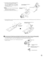 Page 5555
⁄0
0Verwendung der Stativfassung (Zubehör) (bei Einsatz einer anderen Kamera-Einbauplatte)
1. Die 4 Stativkopfschrauben aus dem Kameragehäuse herausdrehen und den Stativkopf abnehmen.
Den Stativkopf zerlegen und das Video-Ausgangskabel und das Netzkabel herausziehen.
2. Die Stativfassung (Zubehör) mit den 4 Befestigungsschrauben
(Zubehör) sichern.
Befestigungsschrauben x4 (M3 x 6) für 
Sonnenblende (Zubehör)
Hintere Platte der 
Sonnenblende
2. Stativfassung (Zubehör) 
montieren.
Befestigungsschrauben...