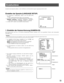 Page 5959
Einstellverfahren
Zunächst eine Sprache wählen, in der die Menüs und Kamerakennungen angezeigt werden sollen.
Einstellen der Sprache (LANGUAGE SETUP)
1. Im Hauptmenü LANGUAGE wählen und die [SET]-Taste
drücken.
→Das LANGUAGE SETUP-Menü wird angezeigt.
2. Eine Sprache wählen. Die Vorgabeeinstellung ist DEUTSCH.
Wählbare Sprachen:ENGLISH, FRANÇAIS, ESPAÑOL,
DEUTSCH, ITALIANO, PìCCKàâ, CHINESE, JAPANESE
3. Im Menü SET wählen und die [SET]-Taste drücken.
1. Im KAMERA SETUP-Menü KAMERA ID auf EINO oder...