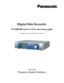 Page 1Digital Disk Recorder
WJ-HD300 series S-ATA conversion guide
WJ-HD309, WJ-HD316,WJ-HD309A,WJ-HD316A
1. Sept. 2008
 Panasonic System Solutions 
