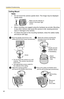 Page 40Installation/Troubleshooting
40
Ceiling Mount
Notes
 Do not mount the camera upside down. The image may be displayed 
upside down.
 When mounting, we suggest using the hardware we provide. Mounting 
in any other manner may cause the camera to fall, causing personal 
injury or damage to the camera.
 To reduce the load on the mounting hardware, dress the cables neatly 
and secure with tape.
Make sure the indicator is 
always in the lower right 
corner. To p
Bottom
Caulk around
flexible stand
if...