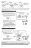 Page 22
Camera Diagram 
Connections
Before proceeding, confirm that your PC is connected to your router and can access the Internet. Also confirm that your router’s UPnP™ feature is enabled. 
(Most routers have UPnP™ turned off by default.) Refer to the operating instructions included with your router or to the Panasonic Network Camera website 
(http://panasonic.net/pcc/ipcam/) for more information.
Connect the camera to your PoE hub using a LAN cable (Cat-5 straight cable) as described below.
Connect the...