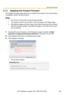 Page 141Operating Instructions
[For assistance, please call: 1-800-272-7033] 135
3.1.5 Updating this Product Firmware
The Update Firmware page allows you to update the firmware. If the new firmware 
is available, install it into this product.
Notes
 Do not turn off the power during firmware update.
 The version number can be seen on the Top page or the Status page.
 All buffered images and alarm logs on the internal memory will be deleted 
after the firmware update. The buffered images on the SD memory card...