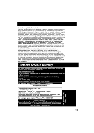 Page 6565
Limited Warranty Limits And ExclusionsThis Limited Warranty ONLY COVERS failures due to defects in materials or workmanship, and DOES
NOT COVER normal wear and tear or cosmetic damage. The Limited Warranty ALSO DOES NOT
COVER damages which occurred in shipment, or failures which are caused by products not supplied
by the warrantor, or failures which result from accidents, misuse, abuse, neglect, mishandling,
misapplication, alteration, faulty installation, set-up adjustments, misadjustment of consumer...