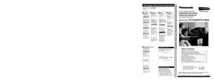 Page 7LSQT0523B
For assistance, please call : 1-800-211-PANA(7262) or send e-mail to :\
 consumerproducts@panasonic.com
Please read these instructions carefully before attempting to connect,
operate or adjust this product. Please save this manual.
Video Cassette Recorder
Operating Instructions
(Advanced Operations)
For Basic operations, see the separate
“Basic Operations” instruction book.
Models No. PV-V4022/PV-V4522
As an ENERGY STAR ® Partner,
Matsushita Electric Corporation of America has determined that...