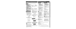 Page 3 Timer Recording   Location of Controls (Remote Control Buttons, Front View of the VCR)
COMMERCIAL SKIP/ 
ZERO SEARCH
(Starts COMMERCIAL SKIP/ Zero Search)
INPUT(For LINE or channel)
POWER(Turns VCR off/on)
PLAY (Plays a tape)/FAST FORWARD/SEARCH(Fast forwards tape/ forward visual
search)
REWIND/SEARCH(Rewinds tape/ reverse visualsearch)
STOP (Stops tape)
CHANNEL  / TRACKING/ V-LOCK(Selects channel/ reduces
picture noise during Play and
Slow mode)
Remote Control Buttons
VCR/TV(For TV or VCR mode)...