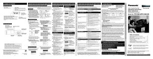 Page 1Video Cassette Recorder
Operating Instructions
(Basic Operations)
For advanced operations, see the separate 
“Advanced Operations” instruction book.
• Limited Warranty  Customer Services Directory  Guía para rápida consulta (Spanish Quick Use Guide)
- 12 -
Note
- 11 -
Si no puede resolver su problema, por favor comunicarse al Centro de 
llamadas del Cliente para asistencia del producto al 1-800-211-PANA(726\
2).
Para localizar un centro de servicios autorizado, llame sin costo al 
1-800-211-PANA(7262)...