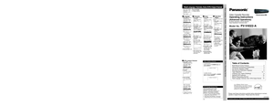 Page 7LSQT0699A
For assistance, please call : 1-800-211-PANA(7262) or send e-mail to :\
 consumerproducts@panasonic.com
Please read these instructions carefully before attempting to connect, 
operate or adjust this product. Please save this manual.
Video Cassette Recorder
Operating Instructions
(Advanced Operations)
For Basic operations, see the separate 
“Basic Operations” instruction book.
Model No. PV-V4022-A
As an ENERGY STAR ® Partner,
Matsushita Electric Corporation of America has determined that this...