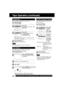 Page 3232For assistance, please call : 1-800-211-PANA(7262) or send e-mail to : consumerproducts@panasonic.com
Tape Operation (continued)
Repeat Play
Set to playback a recording over and over.
Zero Search
To quickly return to a specified tape location.
Continue to record, playback etc.
Press STOP.
DECK will go into FF or REW mode and stop
at the last point the Counter was set to 0:00:00.
5 4 3 2 1 32 1
SELECT :              EXIT         : ACTION    SET : SET
                MENU
SET  UP  VCR
SET  CLOCK
SET  UP...