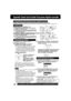 Page 5656For assistance, please call : 1-800-211-PANA(7262) or send e-mail to : consumerproducts@panasonic.com
Spanish Quick Use Guide/ Guía para rápida consulta
Por ayuda llame al 1-800-211-PANA(7262) o envie e-mail a : consumerproducts@panasonic.com
Para ajustar el  idioma, canal y
Para ajustar el  idioma, canal yCONEXIONES/CONFIGURACION INICIAL (READY TO PLAY)
Realice la conexión de la antena o TV por cable antes de enchufar el cable de CA.
El DVD/VCR iniciará automáticamente la fijación de los canales y del...