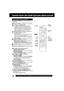 Page 5858For assistance, please call : 1-800-211-PANA(7262) or send e-mail to : consumerproducts@panasonic.com
Spanish Quick Use Guide/ Guía para rápida consulta
Por ayuda llame al 1-800-211-PANA(7262) o envie e-mail a : consumerproducts@panasonic.com
OPEN/
CLOSE
STOPPLAY
DVD
PAUSE/
STILL REW/
SLOW-
FF/
SLOW+SET SELECT
 
POWER
NUMBER
keys
SKIP 
SKIP 
1
Para buscar una escena particular
Búsqueda hacia adelante 
Presione 
FF/SLOW+ en el modo de reproducción.
Búsqueda hacia atrás 
Presione 
REW/SLOW- en el modo...