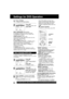 Page 5252For assistance, please call : 1-800-211-PANA(7262) or, contact us via the web at:http://www.panasonic.com/contactinfo
“AUDIO” selections(Factory preset: English)To select the audio soundtrack language.English/Spanish/French/Japanese
Original: Original disc language
OTHER 0000: Other language selection*
1
“SUBTITLE” selections(Factory preset: AUTO)To select the subtitle language.AUTO:Same language selected
for “AUDIO”
If language set for “AUDIO” is used in
playback, subtitles will not appear.
If...