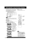 Page 4444For assistance, please call : 1-800-211-PANA(7262) or, contact us via the web at:http://www.panasonic.com/contactinfo
DVD Operation using On-Screen Displays
1
Press DISPLAY* in Play or Stop mode
to display “On-Screen Displays.”
When DISPLAY is pressed, On-Screen Displays show disc
information (title/chapter/track number, elapsed playing
time) and DECK information (repeat play, play mode).
Each press of 
DISPLAY changes the on-screen
display as follows. (Refer to pp. 44 ~ 48.)
Note
3
Press  or NUMBER...