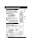 Page 2828For assistance, please call : 1-800-211-PANA(7262) or send e-mail to : consumerproducts@panasonic.com
Multi-Brand Control Feature
DSS/
CABLE POWER
ENTER
NUMBER
keys
TV
VCR
DVD
The Remote Control can be set to control some TV and
Cable Box/DSS functions.
Find your TV and Cable Box/DSS Receiver
Brand Code Number on the following page.
Set up for TV control,➛ ➛➛ ➛
➛hold down TV button,
➛ ➛➛ ➛
➛enter code with NUMBER keys.
Multi-Brand Control Setup
Confirm code entry,
➛press POWER to turn selected unit on...