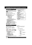 Page 4646For assistance, please call : 1-800-211-PANA(7262) or send e-mail to : consumerproducts@panasonic.com
MP3/WMA/JPEG Playback Operation (continued)
JPEG Playback
Press  to select an JPEG file ().1
Returned on the MP3/WMA/JPEG MENU➡ Press STOP. (See p. 45)
Next/Previous Search
➡ Press SKIP | or | SKIP.
Start Slide-show ➡ Press FF/SLOW+ orREW/SLOW-. (below)
Enlarging an image ➡ Press ZOOM. (P. 47)
Rotating an image ➡ Press ANGLE. (P. 47) [JPEG Playback Screen]
Do steps 1~3 on page 45.

Press SET or...