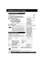 Page 3232For assistance, please call : 1-800-211-PANA(7262) or send e-mail to : consumerproducts@panasonic.com
Multi-Brand Control Feature
The Remote Control can be set to control some TV and
Cable Box/DSS functions.
Find your TV and Cable Box/DSS Receiver
Brand Code Number on the following page.
Setup for TV control,-->hold down TV button,
-->enter code with NUMBER keys.
Multi-Brand Control Setup
Confirm code entry,
-->press POWER to turn selected unit on or off.
 See table below for controllable functions in...