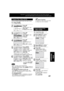 Page 4343ucts@panasonic.com
Up to 15 tracks can be programmed.
“ ” or “ ” (depending on disc) indicates additional
PROGRAM PLAY screen. Press   for next or
previous screen.
• To clear the last program one by one
Press 
  to move to “CLEAR LAST” and
press SET. (Pressing CLEAR on remote control
also clears last program.)
 To clear all programs
Press 
  to move to “CLEAR ALL” and pressSET. (Programs are also cleared when the power is
turned off or the disc is removed.) You can program specific tracks and order...