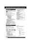 Page 5050For assistance, please call : 1-800-211-PANA(7262) or send e-mail to : consumerproducts@panasonic.com
MP3/WMA/JPEG Playback Operation (continued)
JPEG Playback
Press  to select an JPEG file ().1
Returned on the MP3/WMA/JPEG MENU➡ Press STOP. (See p. 49)
Next/Previous Search
➡ Press SKIP | or | SKIP.
Start Slide-show ➡ Press FF/SLOW+ orREW/SLOW-. (below)
Enlarging an image ➡ Press ZOOM. (P. 51)
Rotating an image ➡ Press ANGLE. (P. 51) [JPEG Playback Screen]
Do steps 1~3 on page 49.

Press SET or...